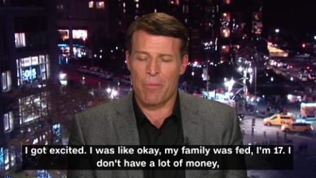 Tony Robbins Has A Hunger To Help Cnn Video