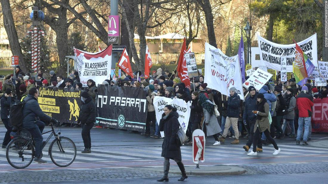 Протесты в Австрии. Правые правительства Европы. Far-right protests in Austria. Империалистические протесты в Австрии.