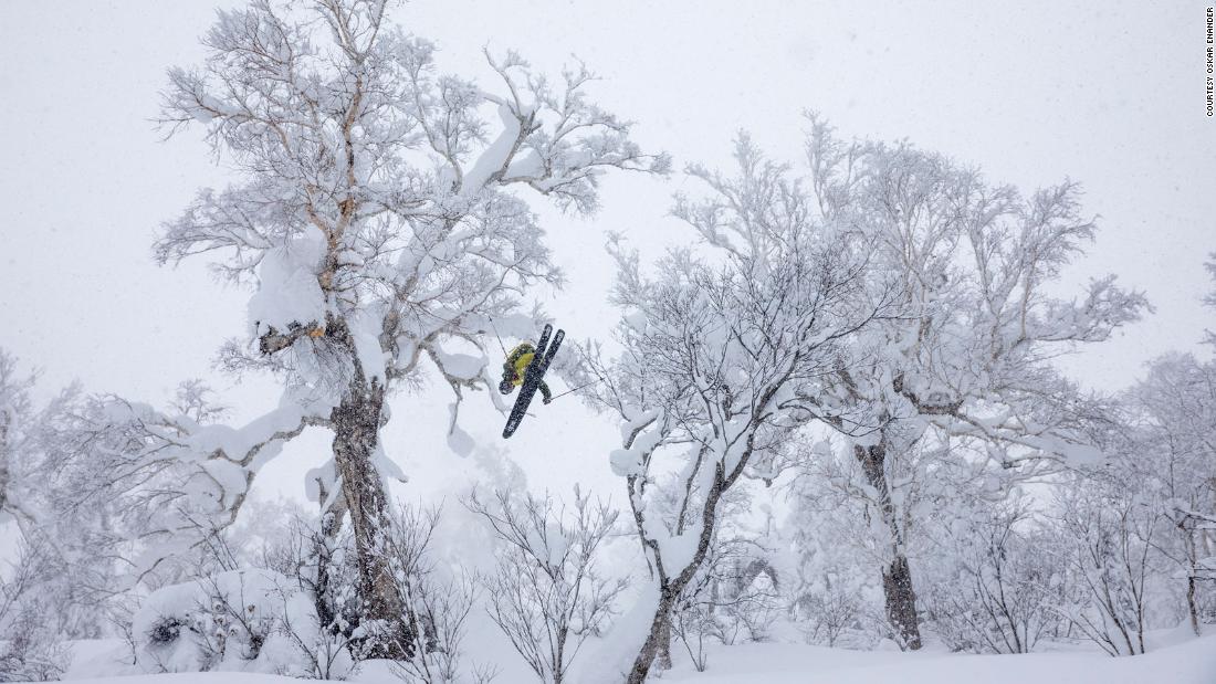 &lt;strong&gt;Big in Japan:&lt;/strong&gt; &quot;For me this is the classic setting for skiing in Japan. There are always these beautiful, snow covered trees and you could come back on a different day and it would look totally different. It just snows so much, even on a bad year -- which would be a great year anywhere else. For this shot we just parked by the side of the road and ski toured uphill for a bit before treading down a jump in the trees.&quot; -- &lt;em&gt;Oskar Enander.&lt;/em&gt;&lt;strong&gt; &lt;/strong&gt;&lt;em&gt;(Skier Piers Solomon at Kiriri Snow World) &lt;/em&gt;