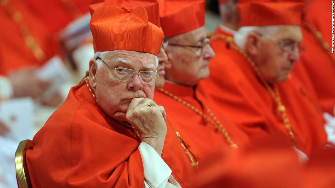 Cardinal Law Funeral Plans Outrage Sex Scandal Survivors Cnn