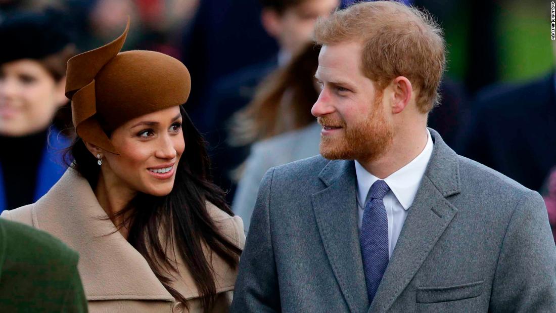 Meghan Markle joins royal family for church CNN Video