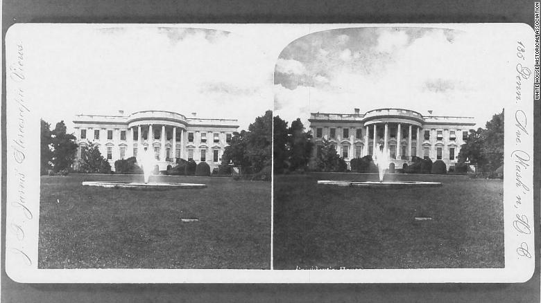 The White House South Lawn, 1878.
