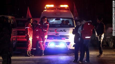 Critically ill evacuated from Syria suburb