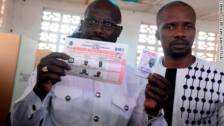 Soccer great George Weah clinches Liberian presidency