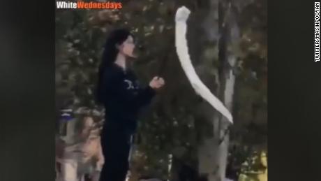 Iranian women take off headscarves to protest veil law 
