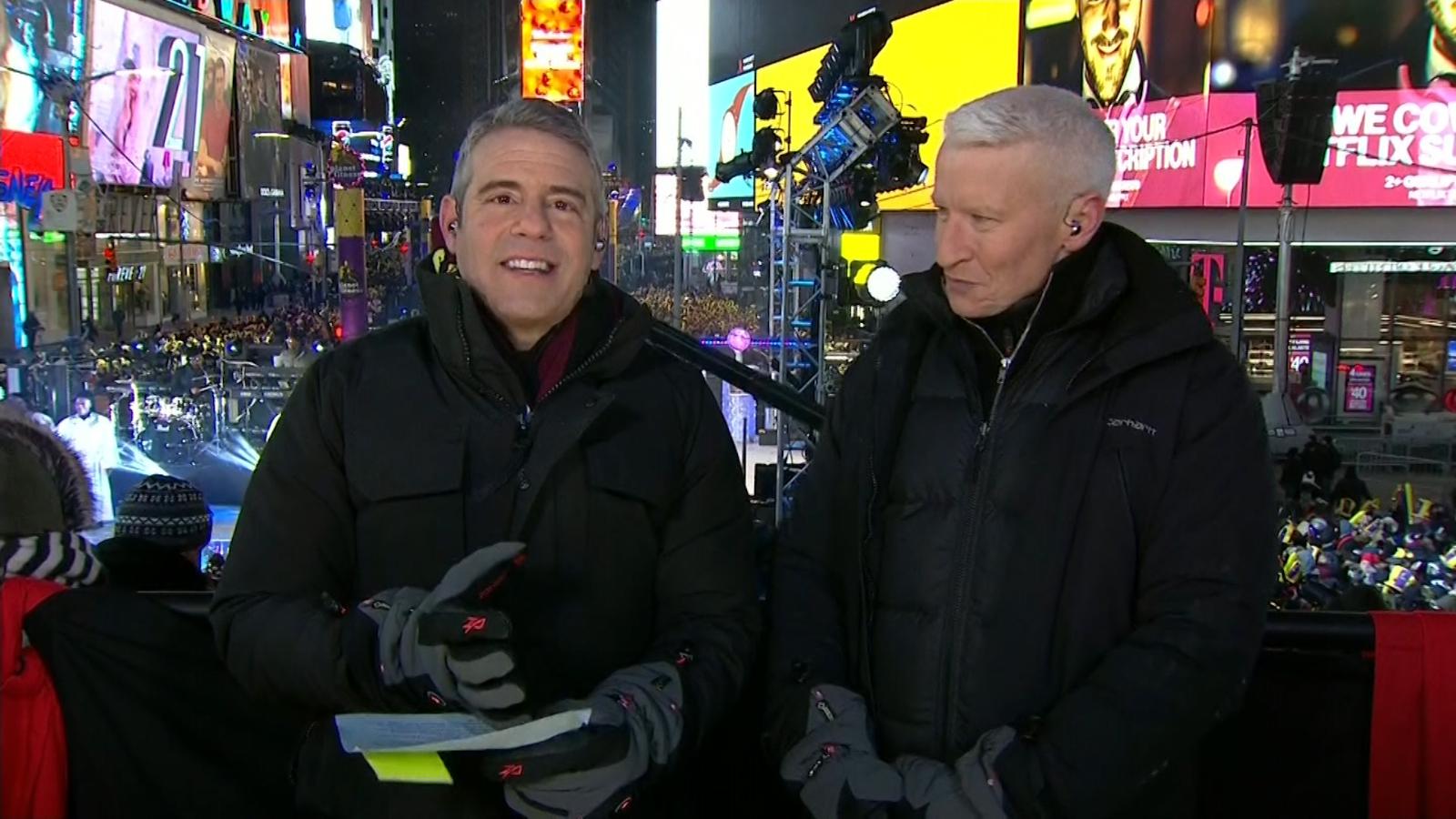 Anderson Cooper and Andy Cohen's wild new year CNN Video