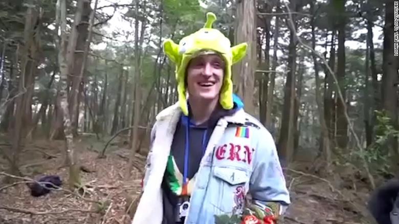 Image result for logan paul suicide forest