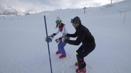 Slalom ski masterclass