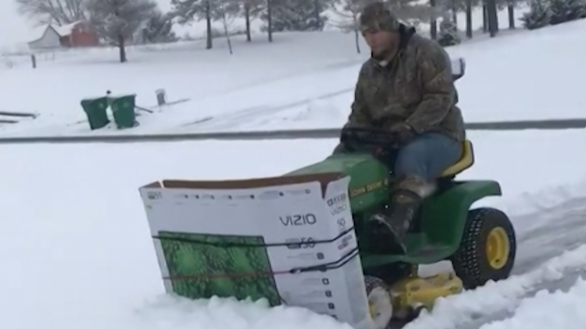 snow shovel for lawn mower