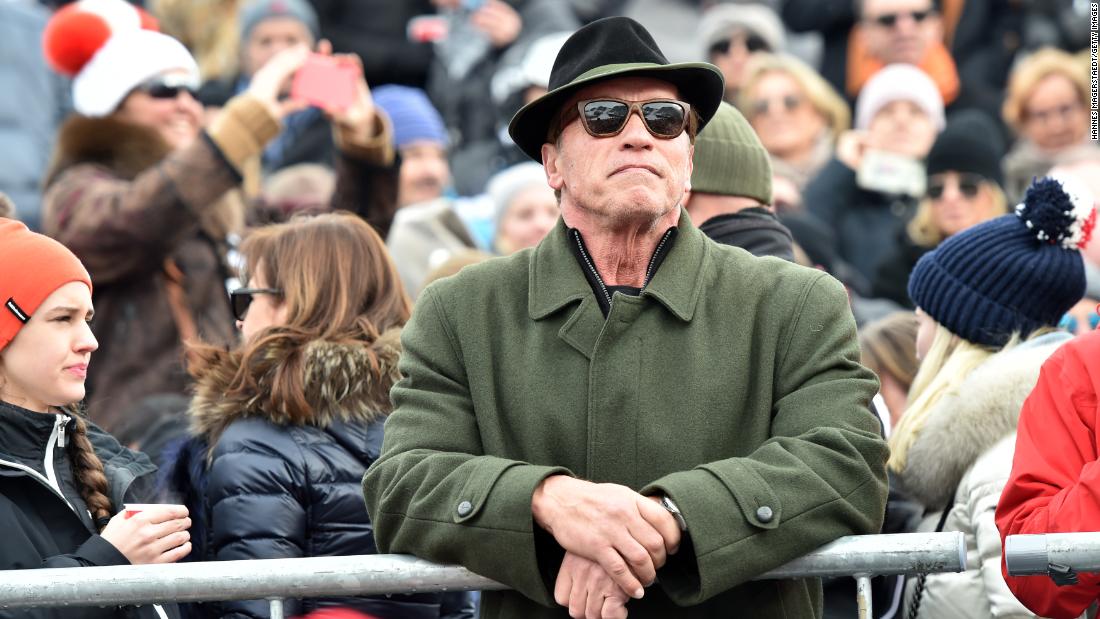 The Kitzbuehel race weekend attracts vast crowds and a galaxy of stars. Austrian native Arnold Schwarzenegger is a regular visitor.