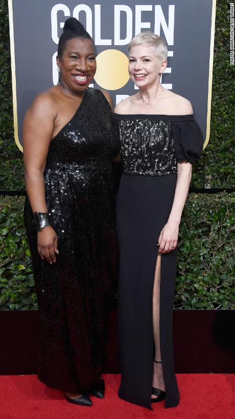 Tarana Burke, left, and Michelle Williams. Burke is the founder of the &lt;a href=&quot;http://www.cnn.com/2017/10/30/health/metoo-legacy/index.html&quot; target=&quot;_blank&quot;&gt;#MeToo movement.&lt;/a&gt;