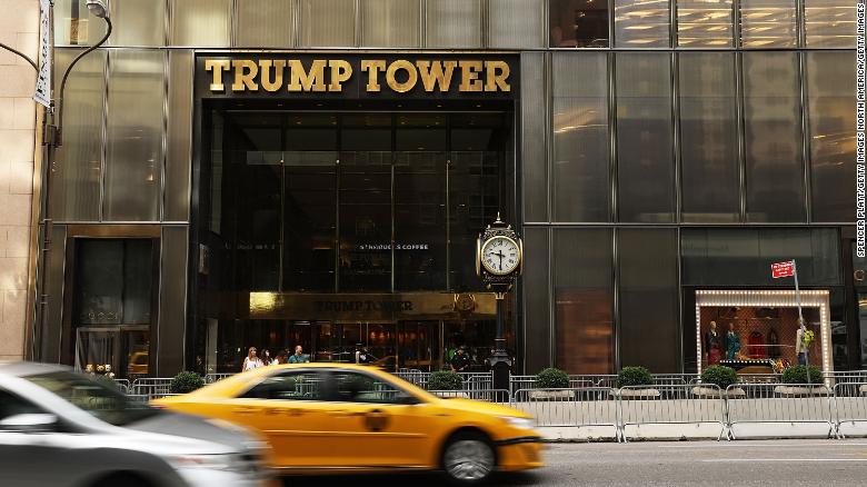 Trump Tower stands along Fifth Avenue on August 14, 2017 in New York City. 