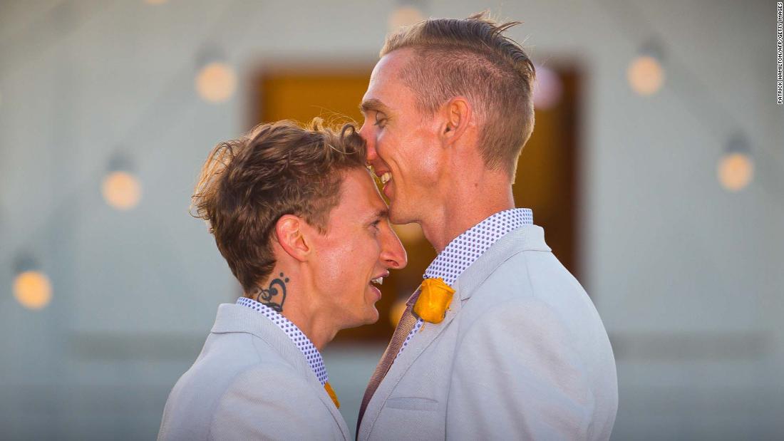 Joy At First Same Sex Weddings In Australia Cnn Video 