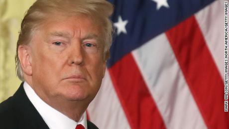 WASHINGTON, DC - JANUARY 10: U.S. President Donald Trump walks away after a news conference with Prime Minister Erna Solberg of Norway in the East Room at the White House, on January 10, 2018 in Washington, DC. The two leaders participated in a meeting before taking questions from the media. (Photo by Mark Wilson/Getty Images)