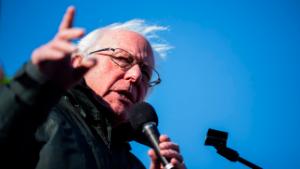 WASHINGTON, DC - DECEMBER 13:  Sen. Bernie Sanders (I-VT) speaks during a rally against the Republican tax plan on December 13, 2017 in Washington, DC. (Photo by Zach Gibson/Getty Images)