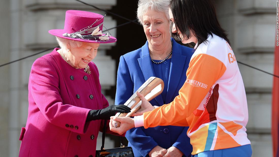 While not in attendance, her speech will be delivered from a written note inside the Queen&#39;s Baton Relay, which has traveled throughout the Commonwealth before the Games.