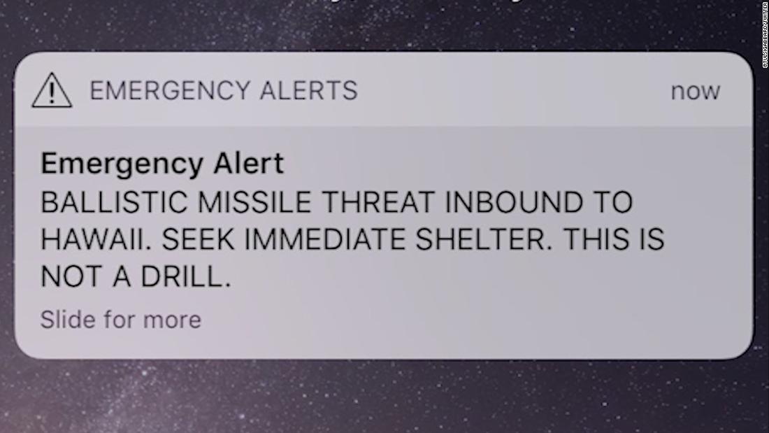 Missile threat alert for Hawaii a false alarm; officials blame employee who pushed ‘wrong button’ – Trending Stuff