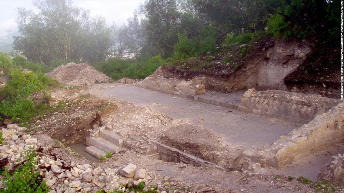 This is an excavated structure at the northern edge of the Grand Plaza at Teposcolula-Yucundaa in Oaxaca, Mexico. Researchers investigated a &quot;pestilence&quot; cemetery associated with a devastating 1545-1550 epidemic. New analysis suggests that salmonella caused a typhoid fever epidemic.