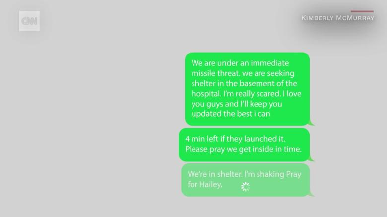 The Texts Loved Ones Sent During The Hawaii Missile Alert Mishap Cnn