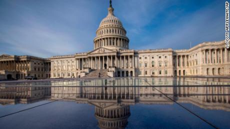 FILE- This Jan. 3, 2018, file photo shows the Capitol in Washington. The government is financed through Friday, Jan. 19, and another temporary spending bill is needed to prevent a partial government shutdown after that. (AP Photo/J. Scott Applewhite, File)