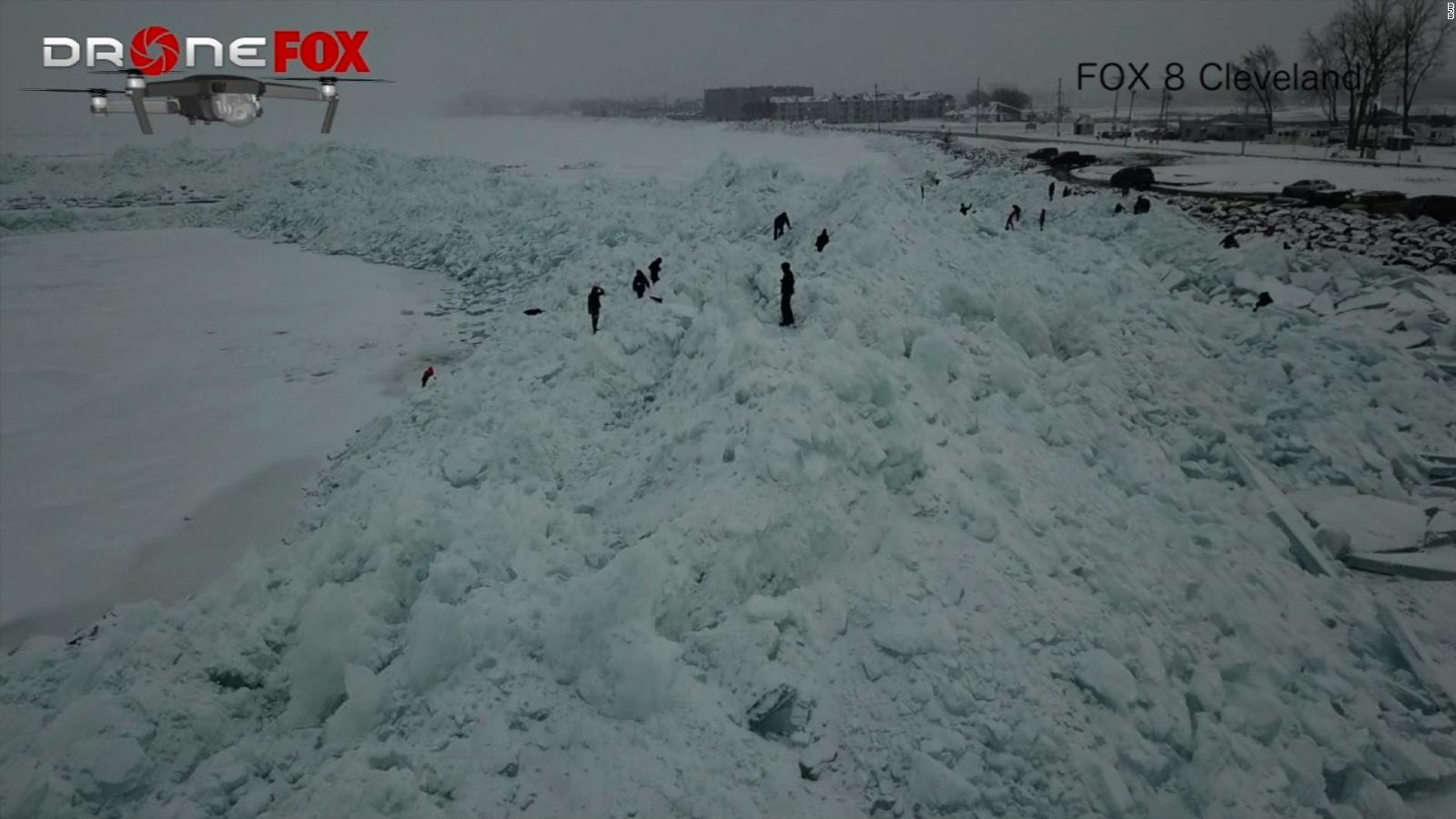 Ice piles make Ohio look like the Arctic CNN Video