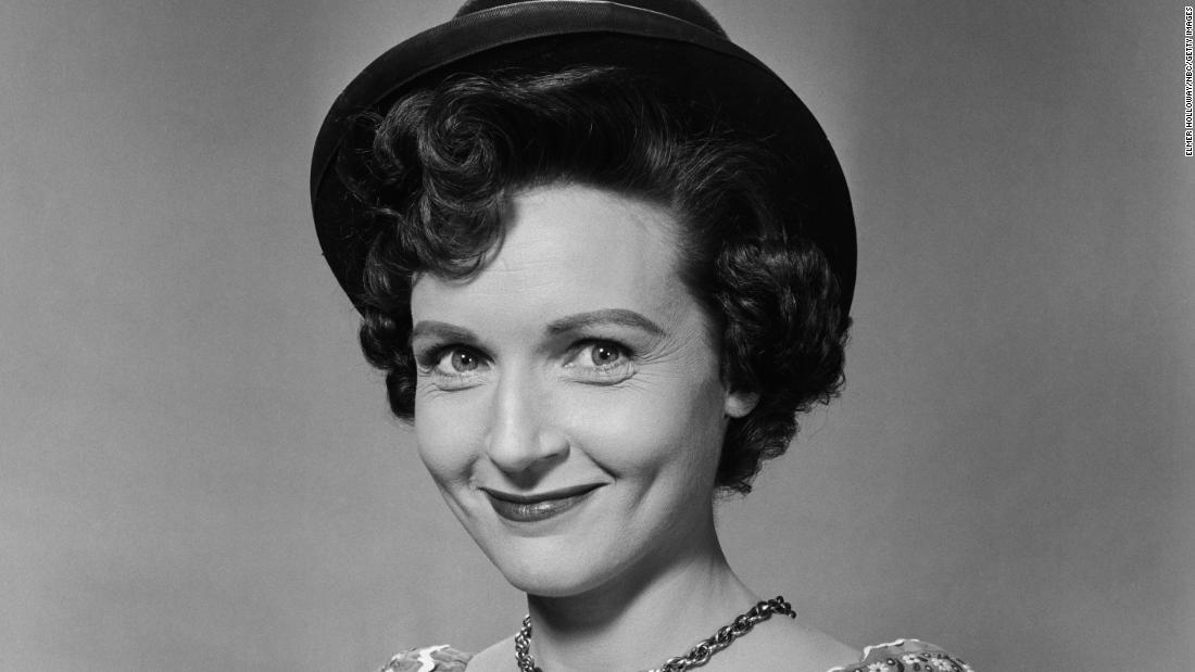 White, seen here in 1954, was born in the Chicago suburb of Oak Park, Illinois, in 1922. She had roles on popular radio shows such as &quot;This Is Your FBI&quot; and &quot;The Great Gildersleeve&quot; before landing her first TV role as a co-host of &quot;Hollywood on Television&quot; in 1949.