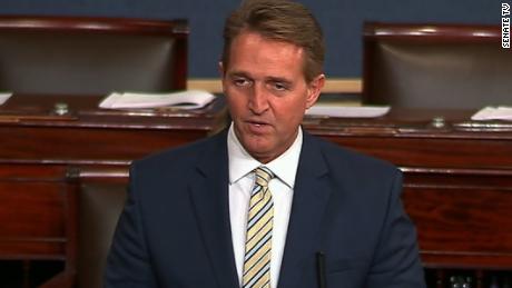 Watch Sen Flake Condemn Trump On Senate Floor Cnn Video