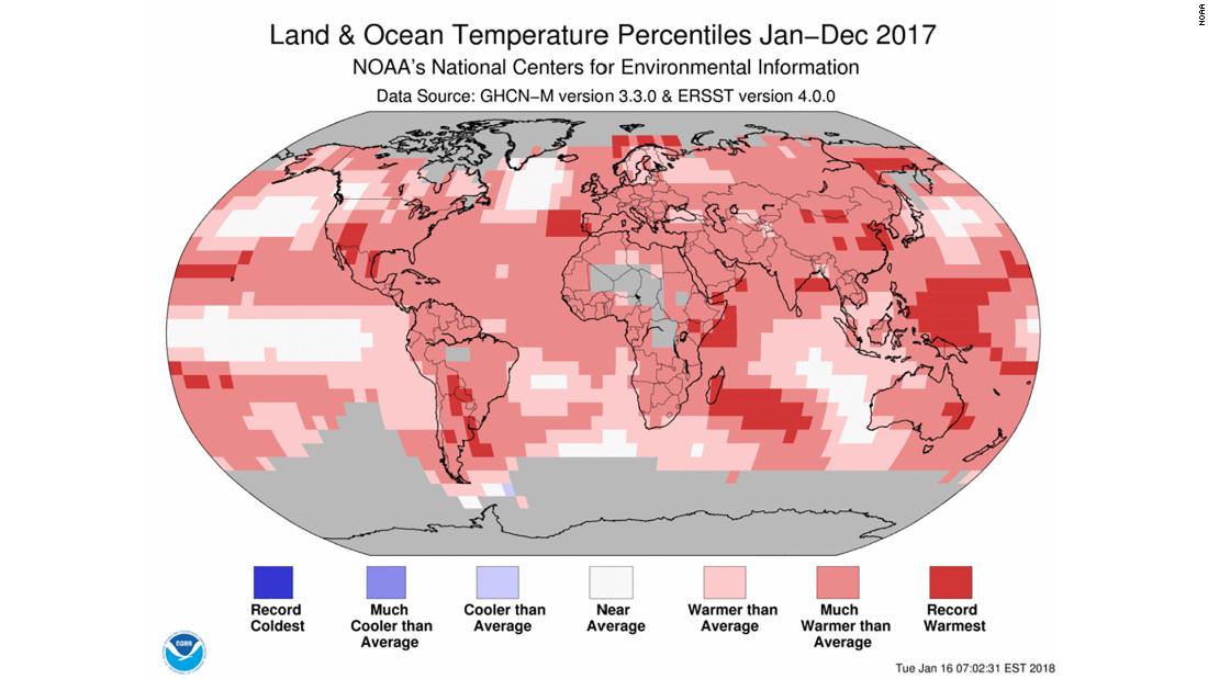 2017 One Of The Hottest Years On Record Cnn