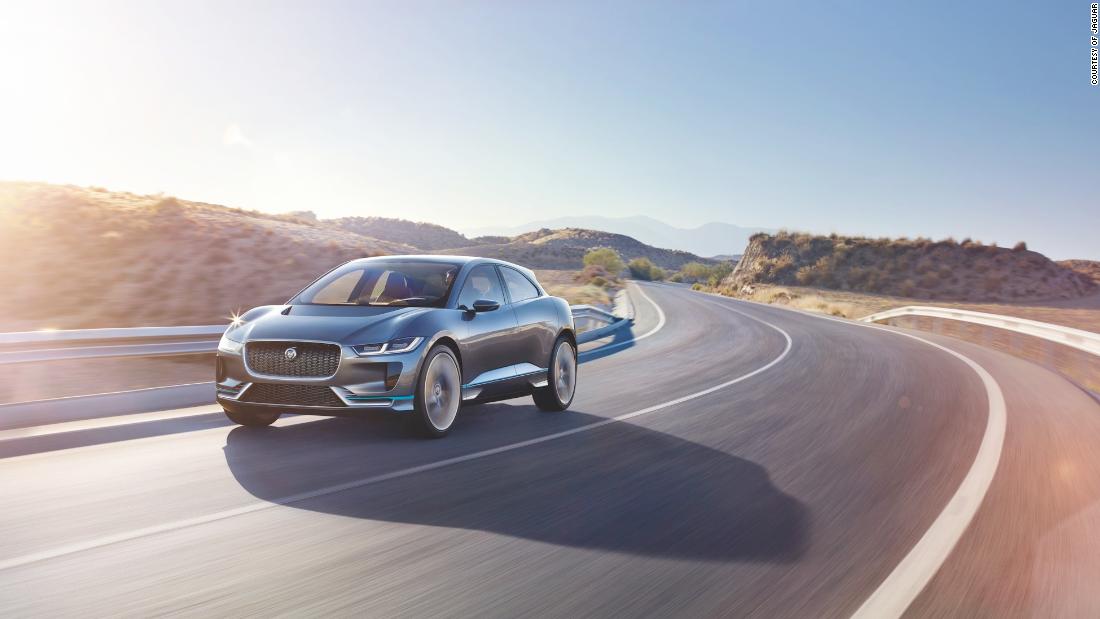 Capable of accelerating from 0-60mph in 4.5 seconds, the first ever all-electric Jaguar has 395bhp and a range of 298 miles. 