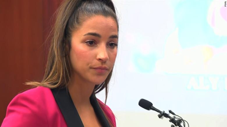 Watch Aly Raisman confront Larry Nassar in court