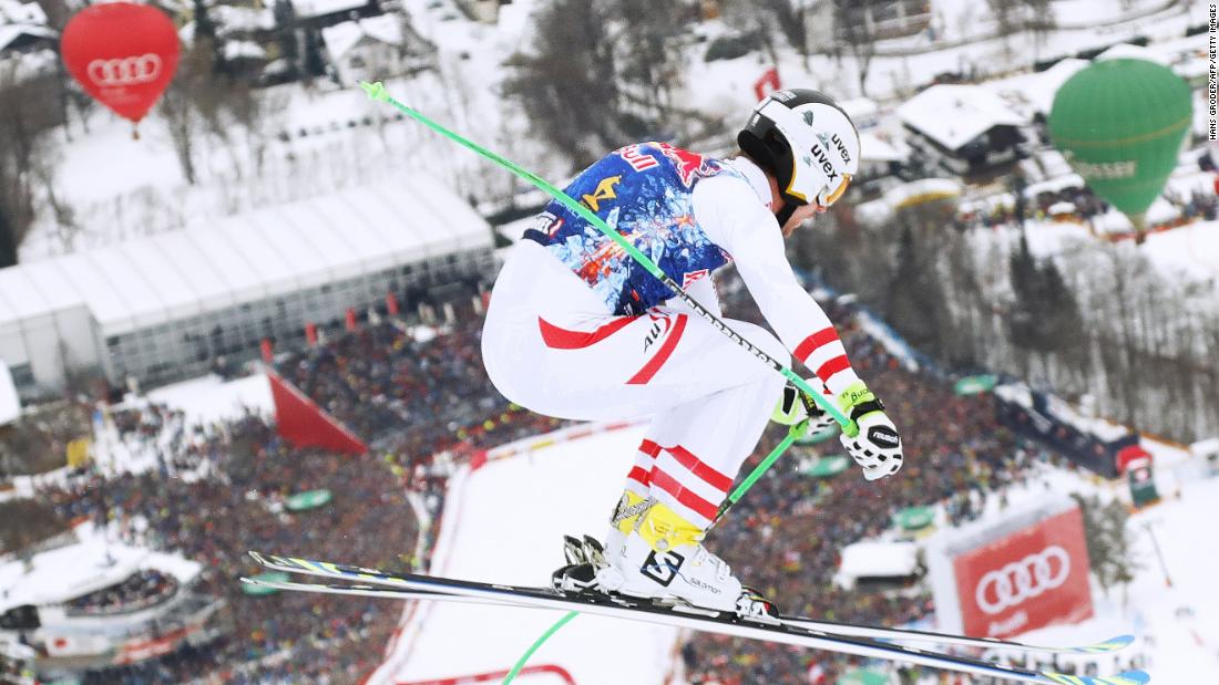 It&#39;s followed by the iconic Kitzbuehel downhill on the infamous Streif piste on the Hahnenkamm mountain. The steep, bumpy, icy course is almost as scary as the parties that take place in the medieval town during the weekend.