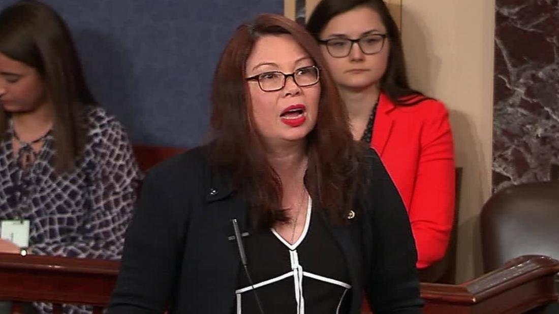 Duckworth Calls Trump 'draft Dodger' In Speech - CNN Video