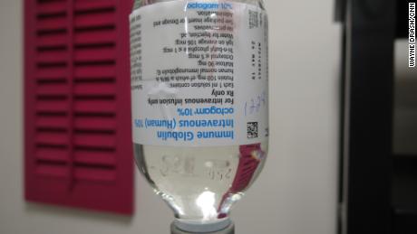 Intravenous immunoglobulin can cost as much as $20,000 per treatment. It helps patients like Gillen Washington stave off infection.