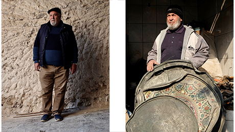quot;Whats left, its all burnt. I am like someone who has no hope,quot; said shop owner Amr Younis Mohammed Younes Al Shakarji (L). quot;I had antiques, brass, precious stones, pearls -- (now) this is all thats left,quot; said shop owner Mouwafak Thanoun (R).