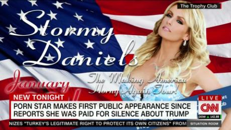 Stormy Daniels appears amid affair claim