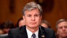 Christopher A. Wray, Director, Federal Bureau of Investigation (FBI) testifies before the United States Senate Committee Homeland Security and Governmental Affairs on "Threats to the Homeland" on Capitol Hill in Washington, DC on Wednesday, September 27, 2017. 