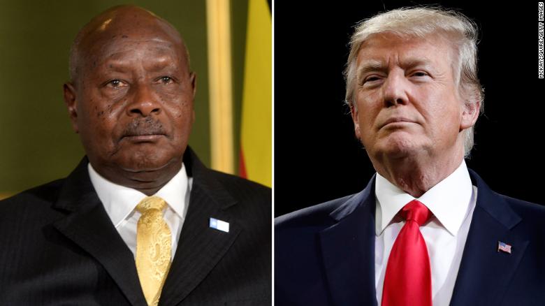 Ugandan President Yoweri Museveni says Donald Trump is one of America&#39;s best presidents.