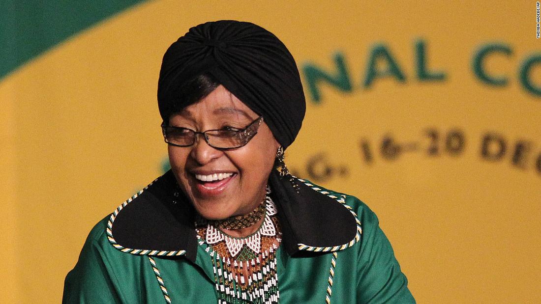 Winnie Madikizela-Mandela, an anti-apartheid activist in South Africa and the former wife of late President Nelson Mandela, &lt;a href=&quot;https://www.cnn.com/2018/04/02/africa/winnie-mandela-south-africa-intl/index.html&quot; target=&quot;_blank&quot;&gt;has died&lt;/a&gt; at the age of 81. The outspoken campaigner was known as the &quot;Mother of the Nation&quot; because of her struggle against white minority rule in South Africa. She was a member of South Africa&#39;s parliament at the time of her death.