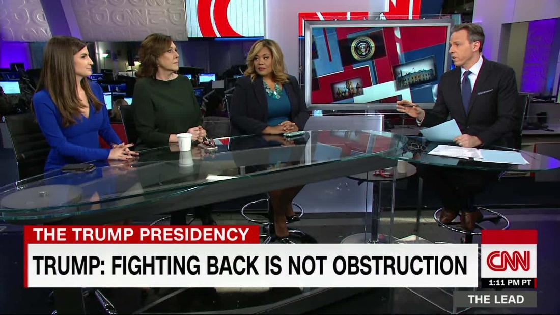 Trump on obstruction: Just fighting back - CNN Video