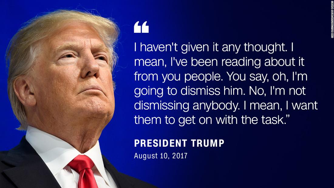 8 Times Since June The White House Denied Trump Was Considering Firing Mueller 4842