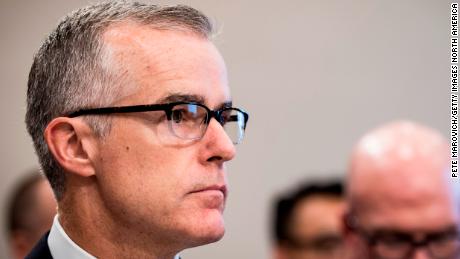 WASHINGTON, DC - JUNE 21:  Acting FBI Director Andrew McCabe testifies before a House Appropriations subcommittee meeting on the FBI&#39;s budget requests for FY2018 on June 21, 2017 in Washington, DC. McCabe became acting director in May, following President Trump&#39;s dismissal of James Comey.