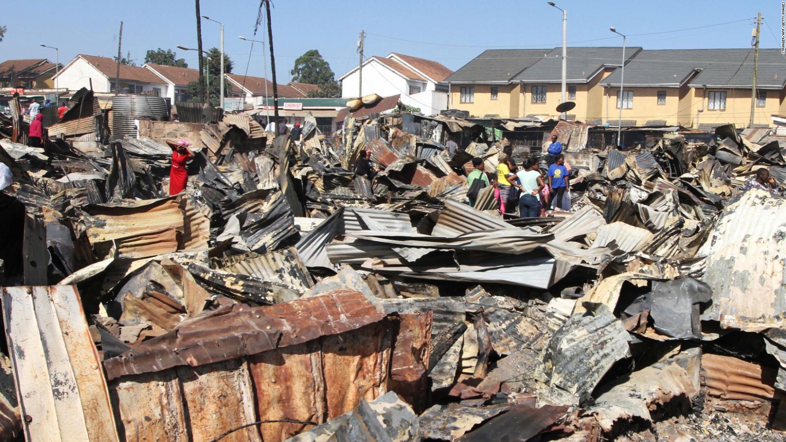 Lang'ata Fire: Four Dead In Kenya Blaze As Fire Trucks Run Out Of Water