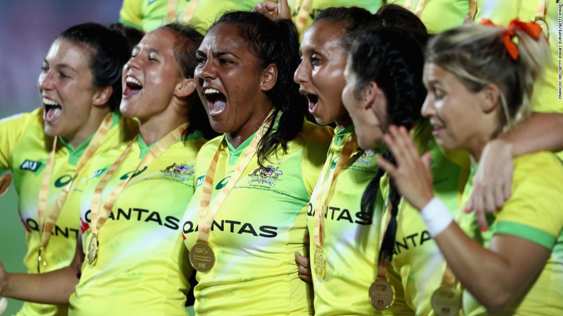 Having finished second to New Zealand in last season&#39;s overall standings, Australia&#39;s women got their campaign off to winning ways by &lt;a href=&quot;http://edition.cnn.com/2017/12/04/sport/rugby-sevens-world-series-dubai-round-one-south-africa/index.html&quot;&gt;overwhelming USA 34-0&lt;/a&gt; in the opening tournament in Dubai.