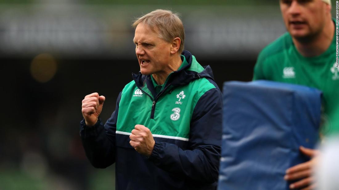 New Zealander Schmidt started his coaching tenure with Ireland with two Six Nations titles.  