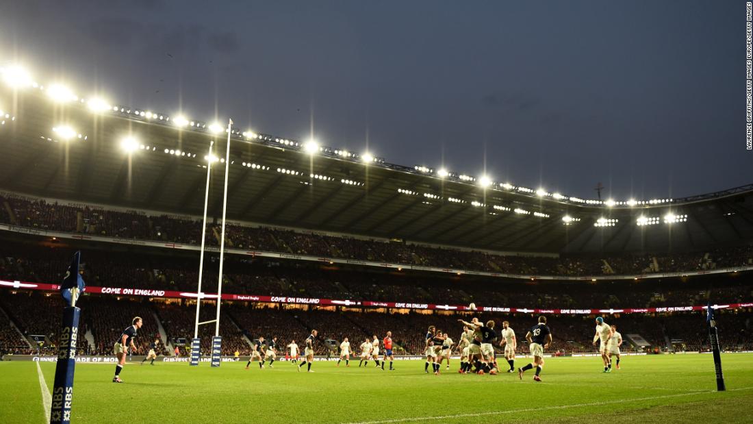 Twickenham stadium in London is the world&#39;s largest dedicated rugby venue with a capacity of 82,000. This year it hosts England&#39;s mouth-watering clashes with Ireland and Wales. 