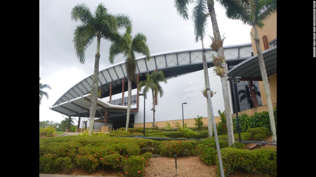 Basketball heats will also take place in Cairns. The Center here has a capacity of 5,000. 