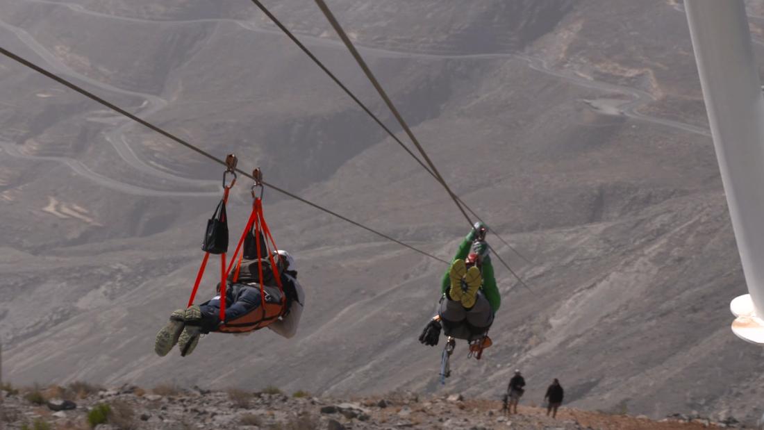 See the world's longest zip line in action - CNN Video