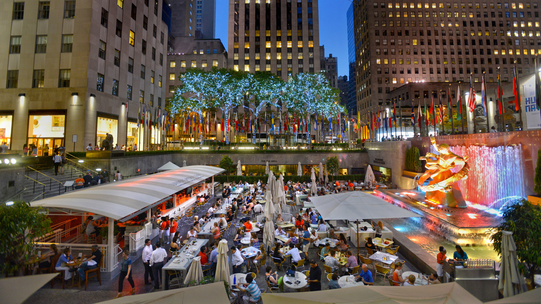 Rockefeller Center Summer Garden Bar Fasci Garden