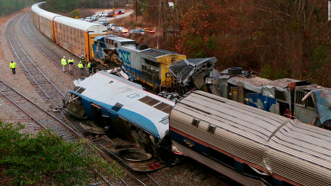 Two dead after Amtrak train collision - CNN Video