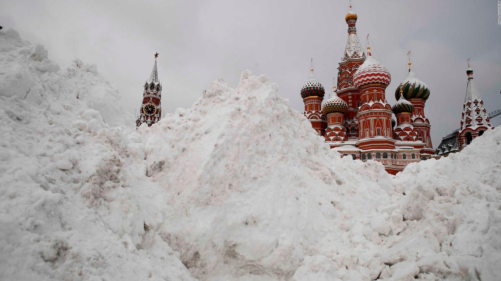 Moscow Snowfall Breaks Record Cnn